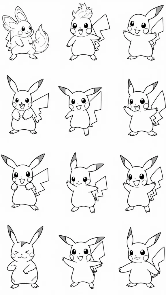 páginas para colorear de Pokémon para imprimir